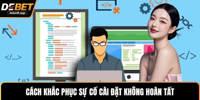Cách khắc phục sự cố cài đặt không hoàn tất